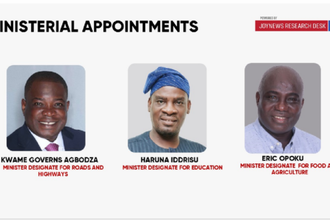 John Mahama names Haruna Iddrisu education Minister designate…Agbodze for roads & others