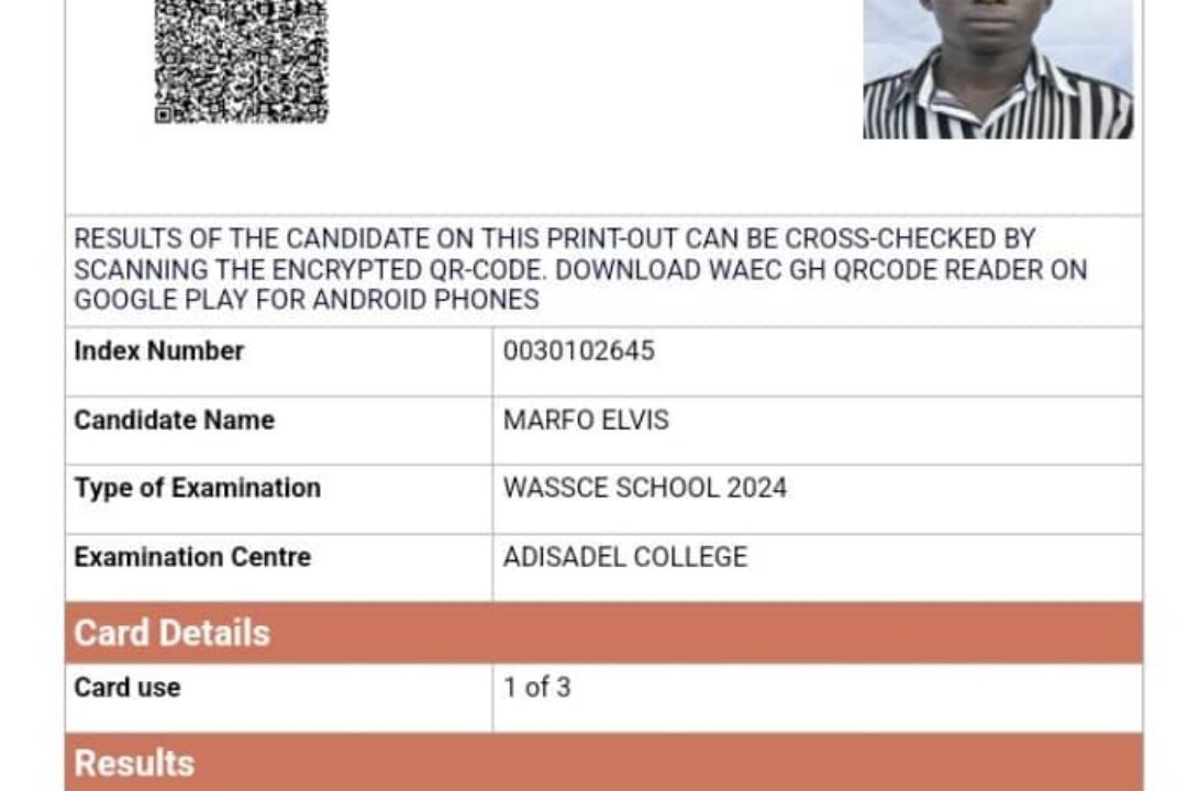 Sekyere Kumawu: Brilliant student with 8 A1s in WASSCE seeks financial support to pursue medical degree