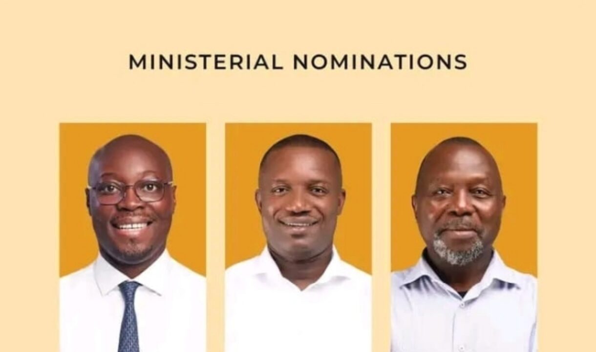 Speaker Alban Bagbin refers Mahama’s first ministerial nominees to appointments Committee