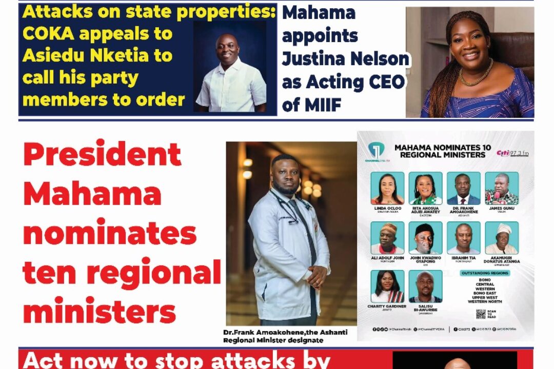 The New Trust Newspaper, Wednesday,15th January,2025 edition