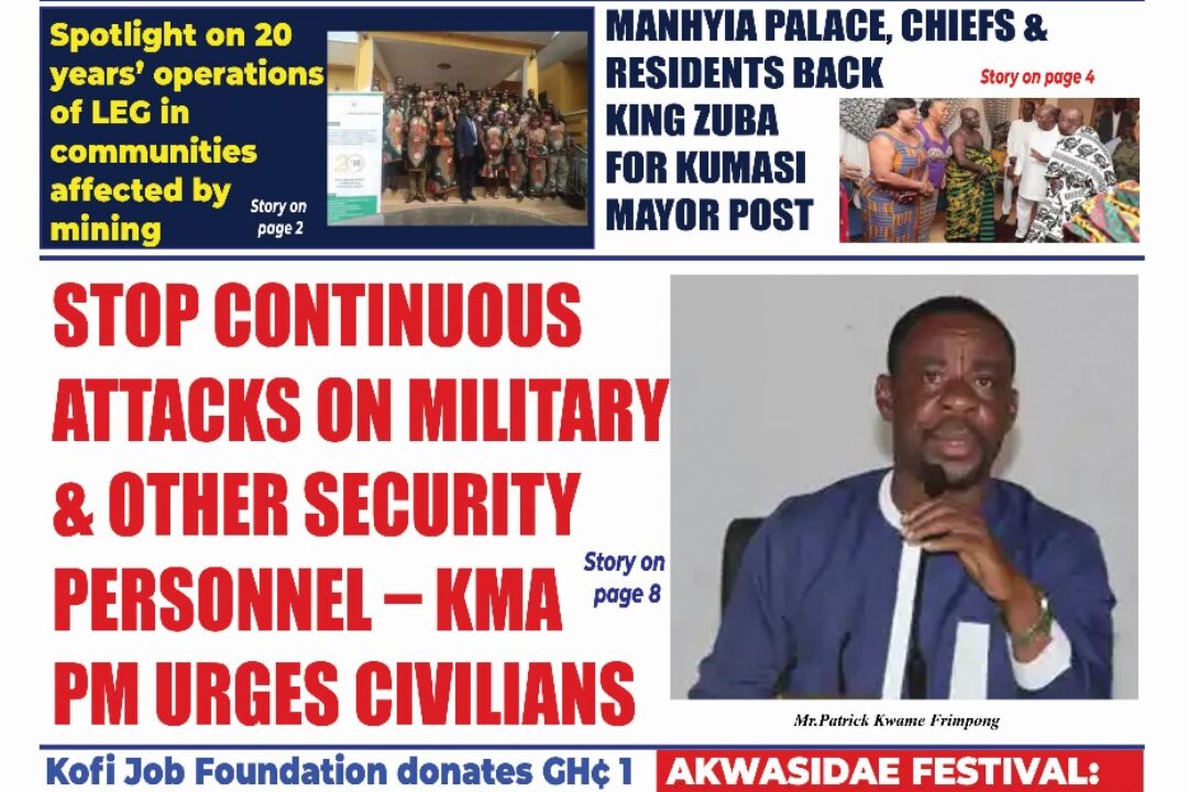 The New Trust Newspaper, Friday,24th January,2025 edition