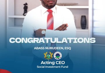 Ashanti NDC Communication Officer Abass Nurudeen appointed acting CEO of Social Investment Fund