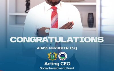 Ashanti NDC Communication Officer Abass Nurudeen appointed acting CEO of Social Investment Fund