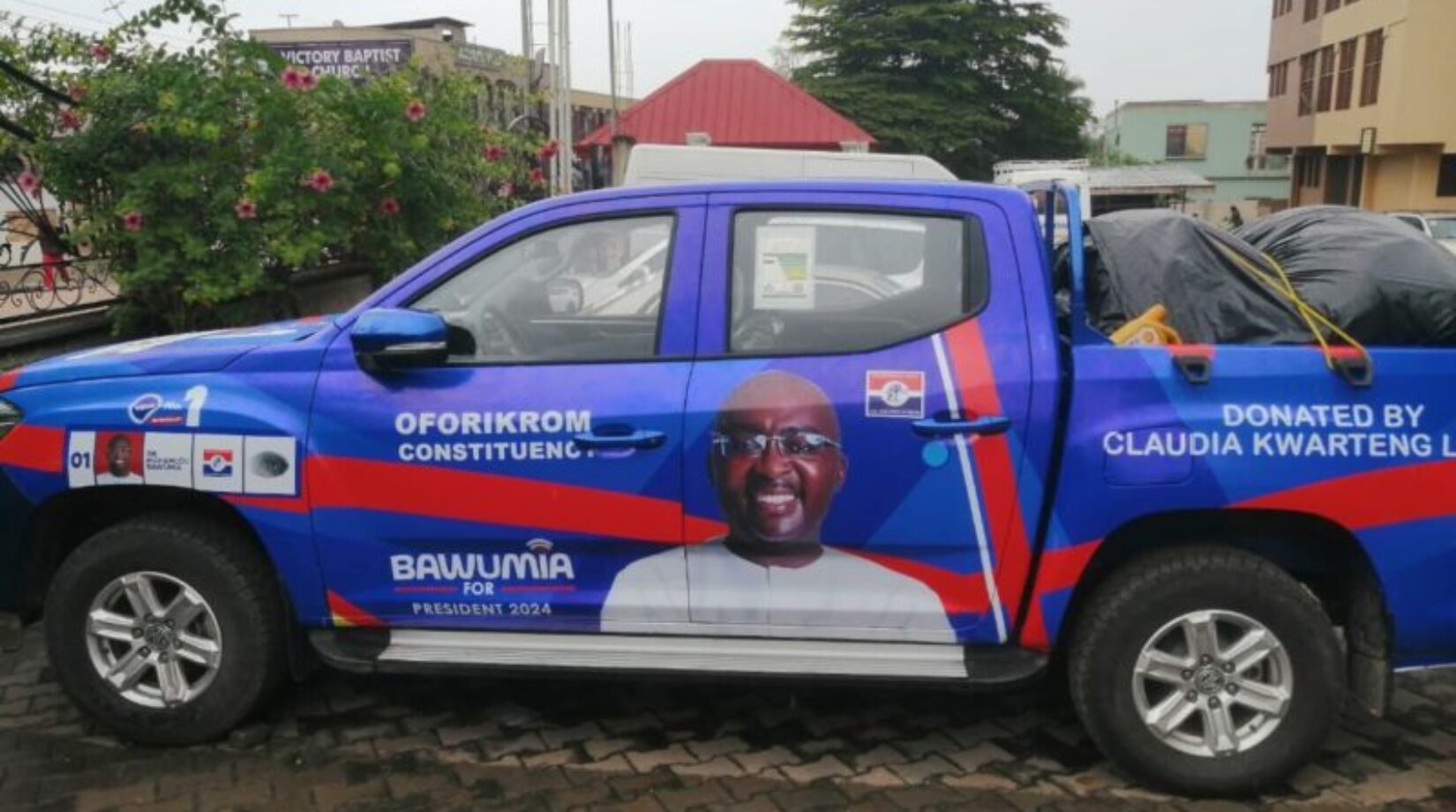 Flashback:Claudia Lumor strengthens Oforikrom NPP campaign with logistical support