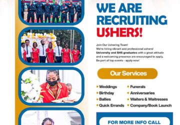 AE Ushering Agency CEO announces big recruitment of ushers…urges university & SHS graduates to apply