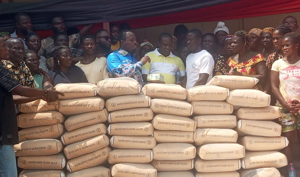 Juaben MP donates building materials & cash to rainstorm victims