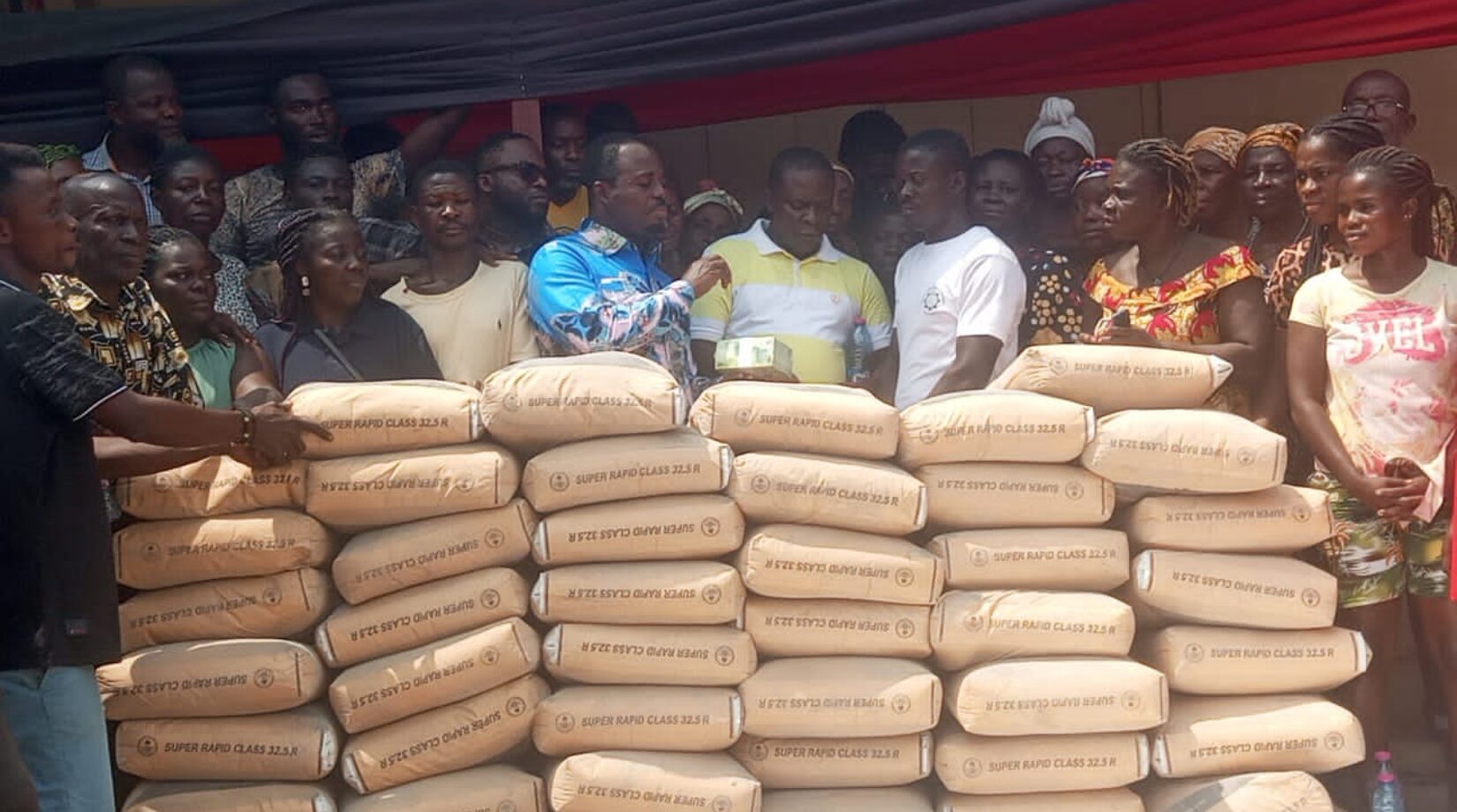 Juaben MP donates building materials & cash to rainstorm victims