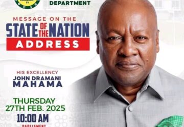 SONA: I’ll fix the economic crisis confronting our country -John Mahama declares