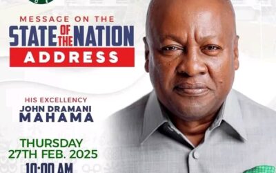 SONA: I’ll fix the economic crisis confronting our country -John Mahama declares