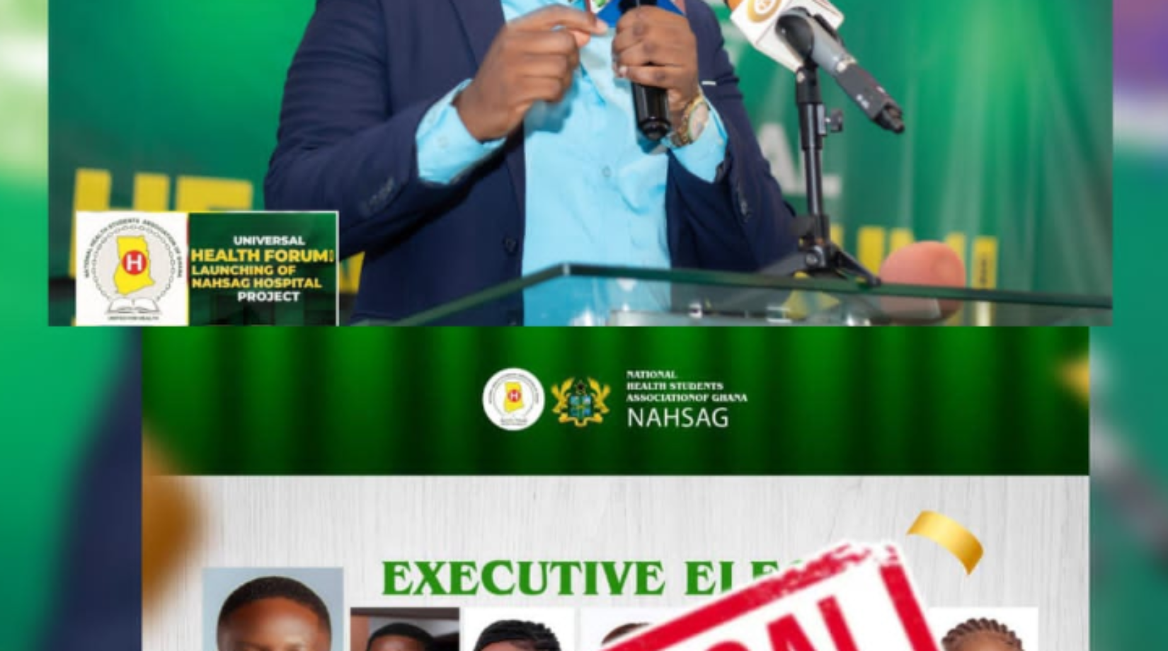 NAHSAG Bloc condemns illegal elections, affirms support for Ernest Agyare leadership