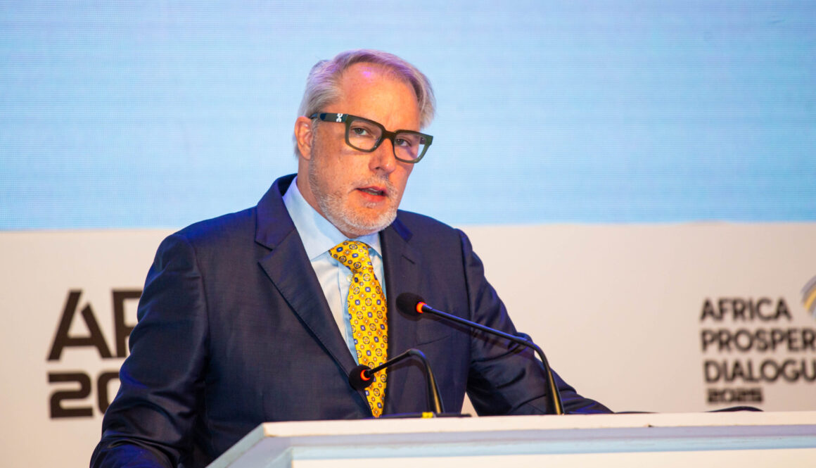 email1738583591052Mr. Stephen Blewett, CEO of MTN Ghana speaking at the 2025 Africa Prosperity Dialogues