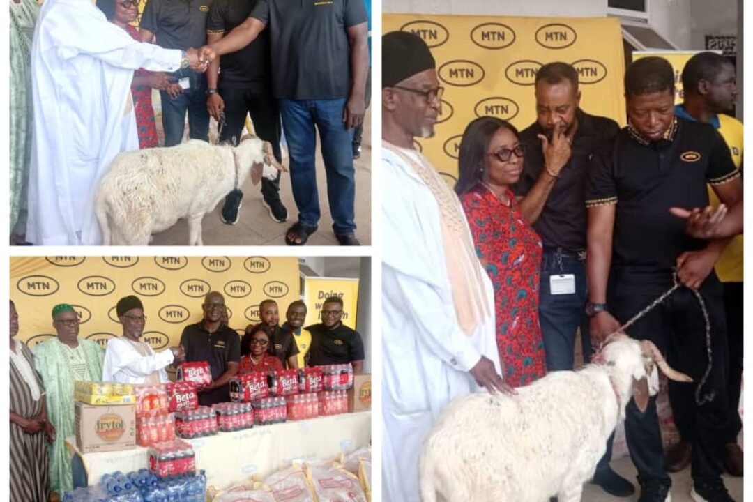 2025 Eid-ul-Fitr Celebration: MTN Ghana makes donation to Ashanti Regional Chief Imam