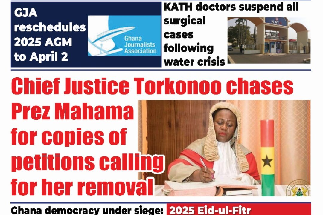 The New Trust Newspaper, Friday,28th March,2025 edition