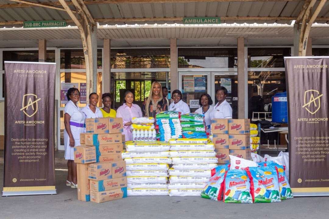 Afetsi Awoonor Foundation supports nursing mothers and newborns