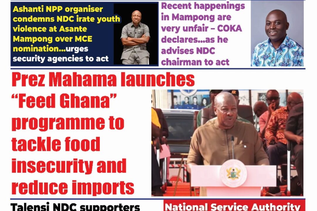 The New Trust Newspaper, Monday,14th April,2025 edition