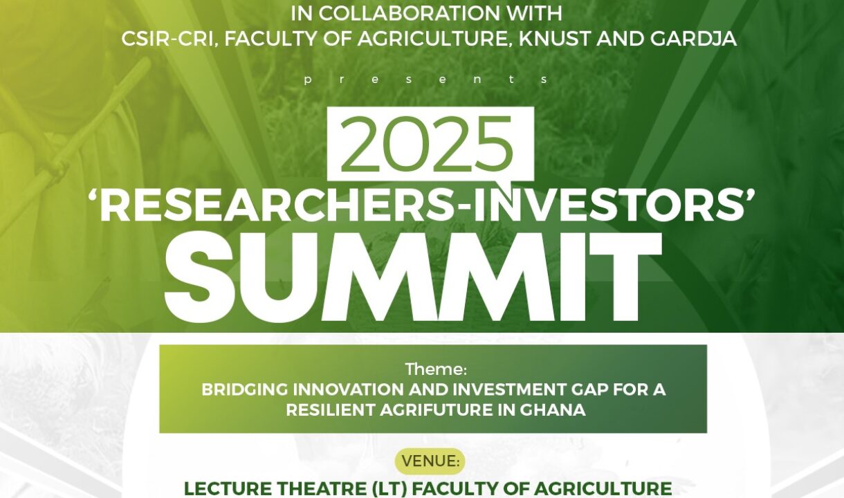 AGRI Eye Consult to host Maiden Agricultural ‘Researchers-Investors’ summit in Kumasi