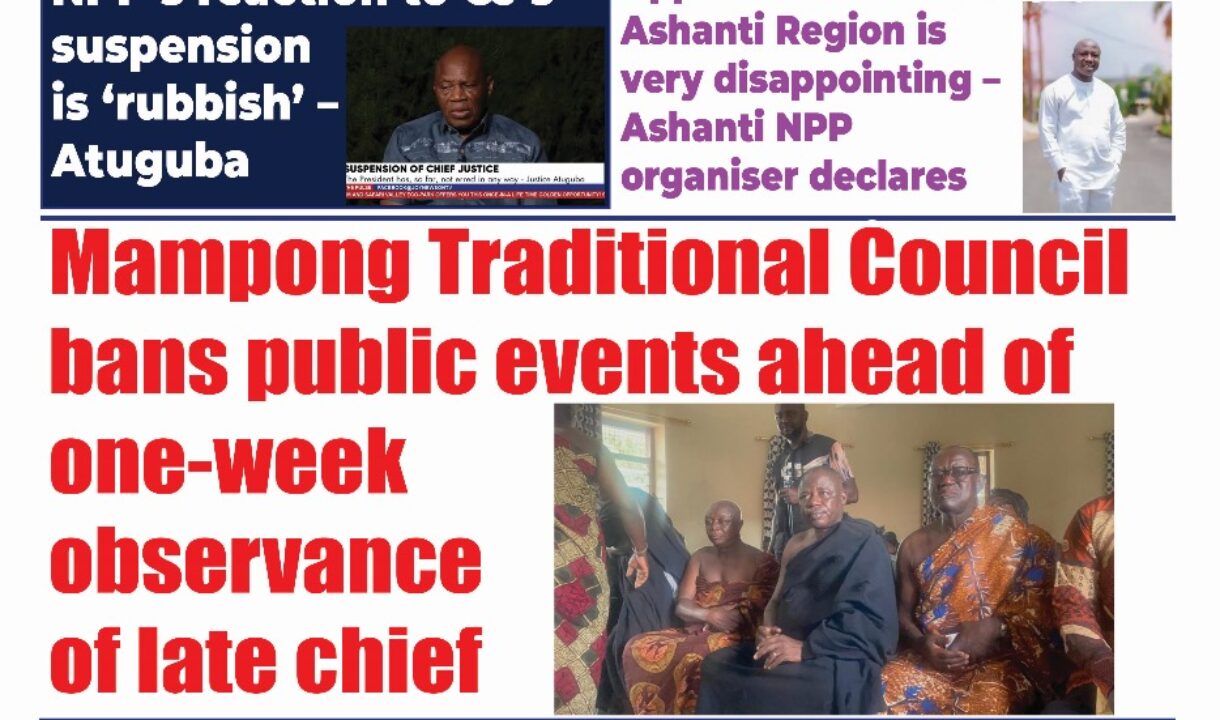 The New Trust Newspaper, Thursday,8th May,2025 edition