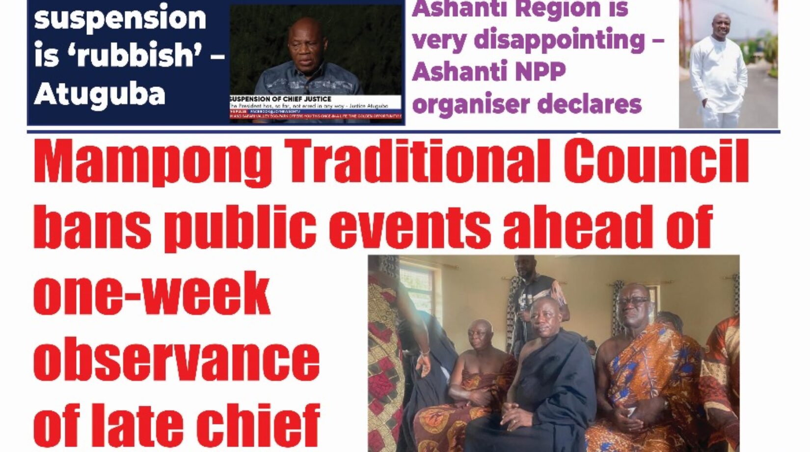 The New Trust Newspaper, Thursday,8th May,2025 edition