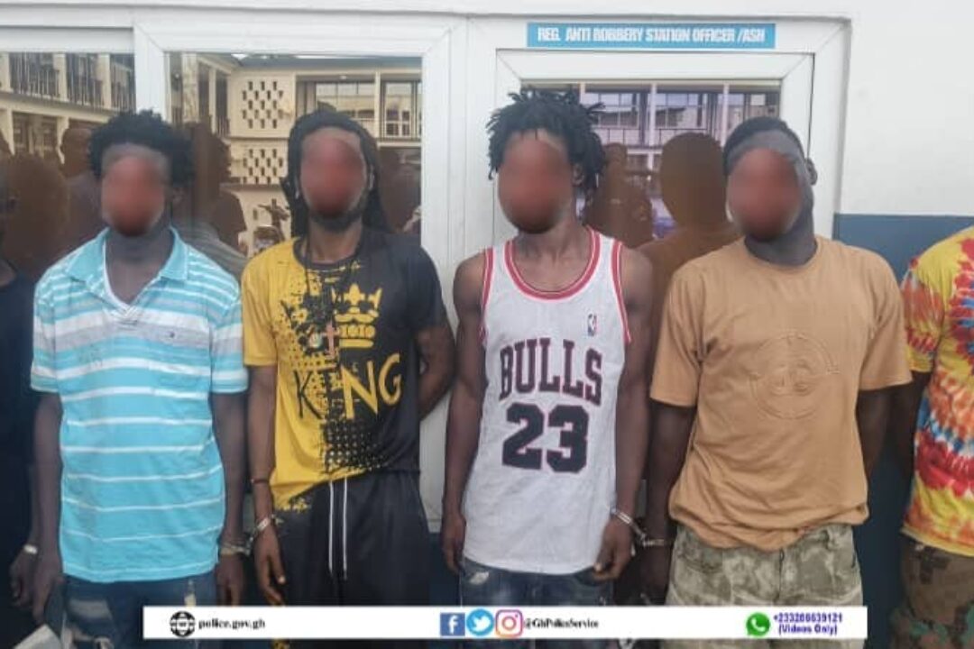 Ashanti Regional police command arrest armed robbery suspects,suspect dealing in narcotic substances,