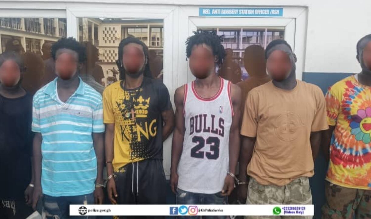 Ashanti Regional police command arrest armed robbery suspects,suspect dealing in narcotic substances,