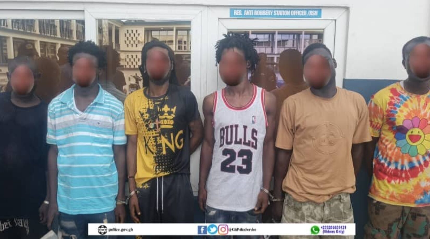 Ashanti Regional police command arrest armed robbery suspects,suspect dealing in narcotic substances,