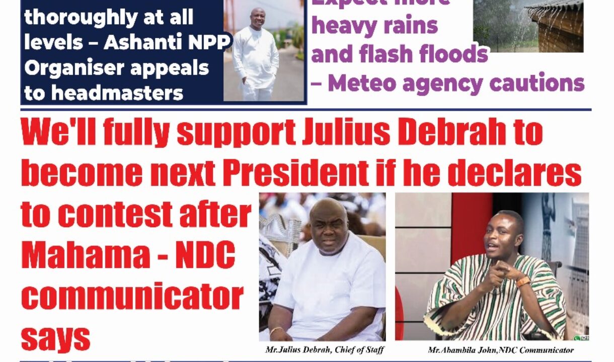 The New Trust Newspaper, Tuesday,20th May,2025 edition