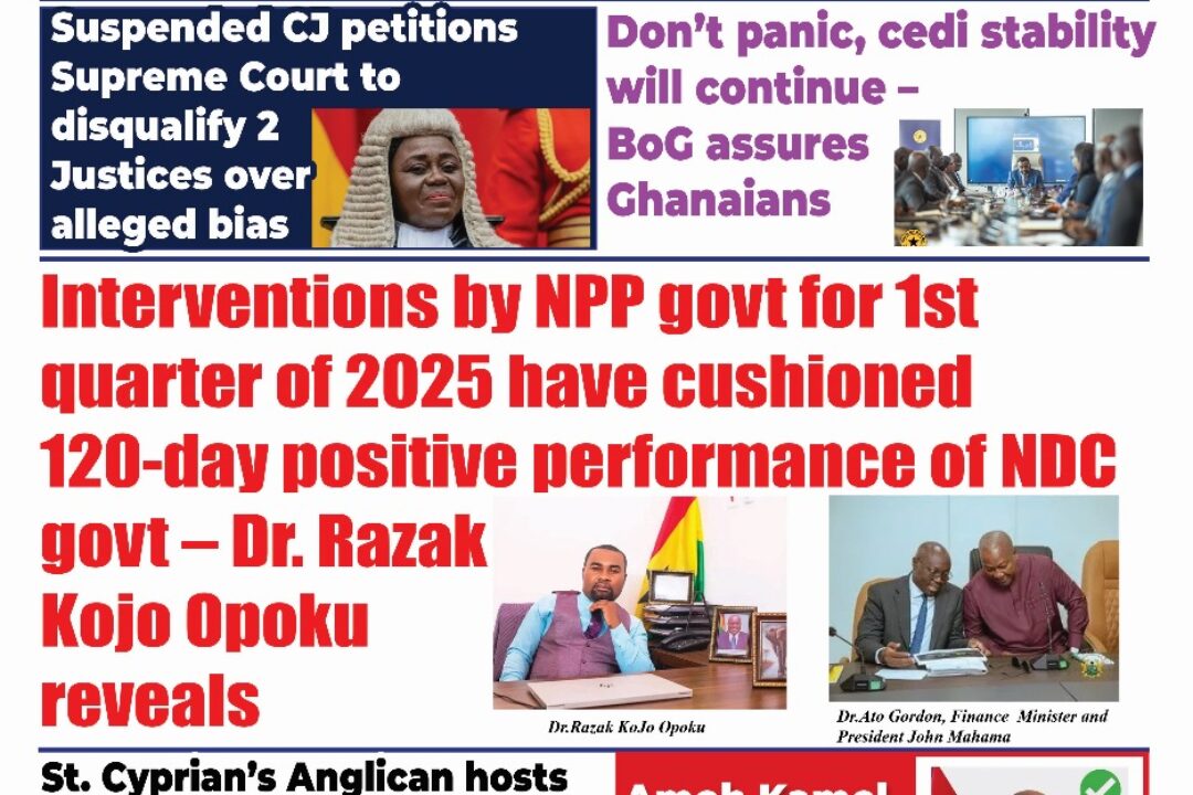 The New Trust Newspaper, Thursday,22nd May,2025 edition