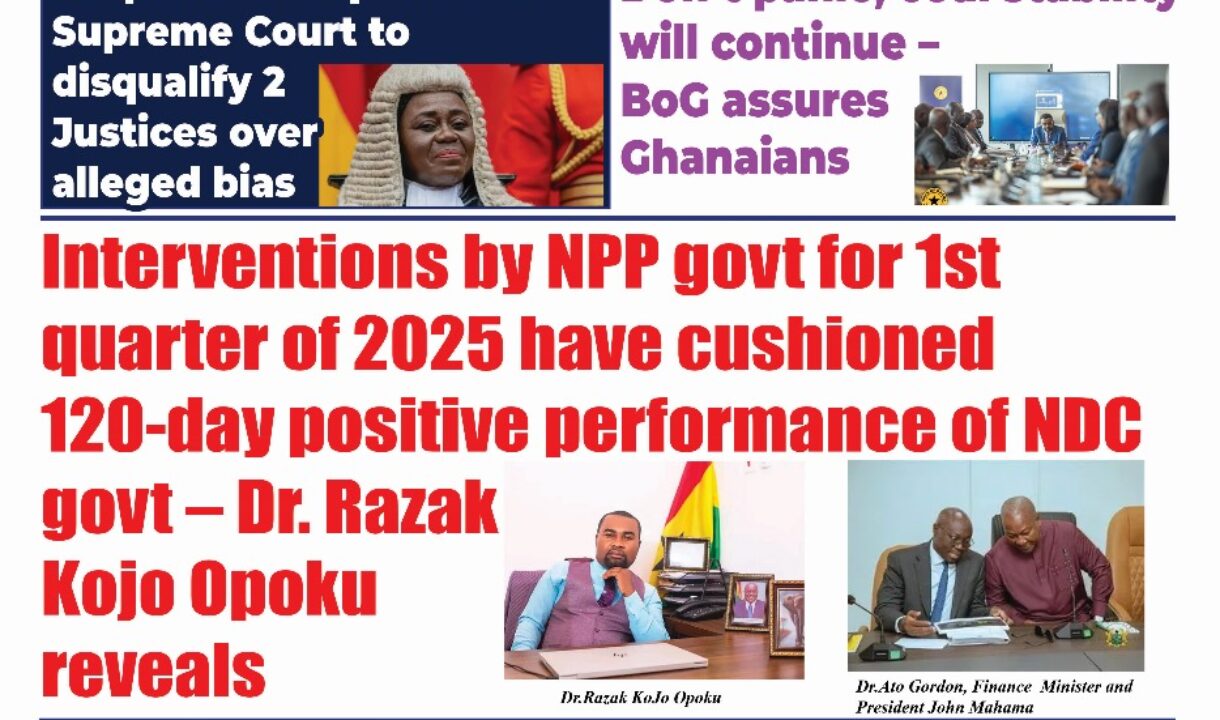 The New Trust Newspaper, Thursday,22nd May,2025 edition