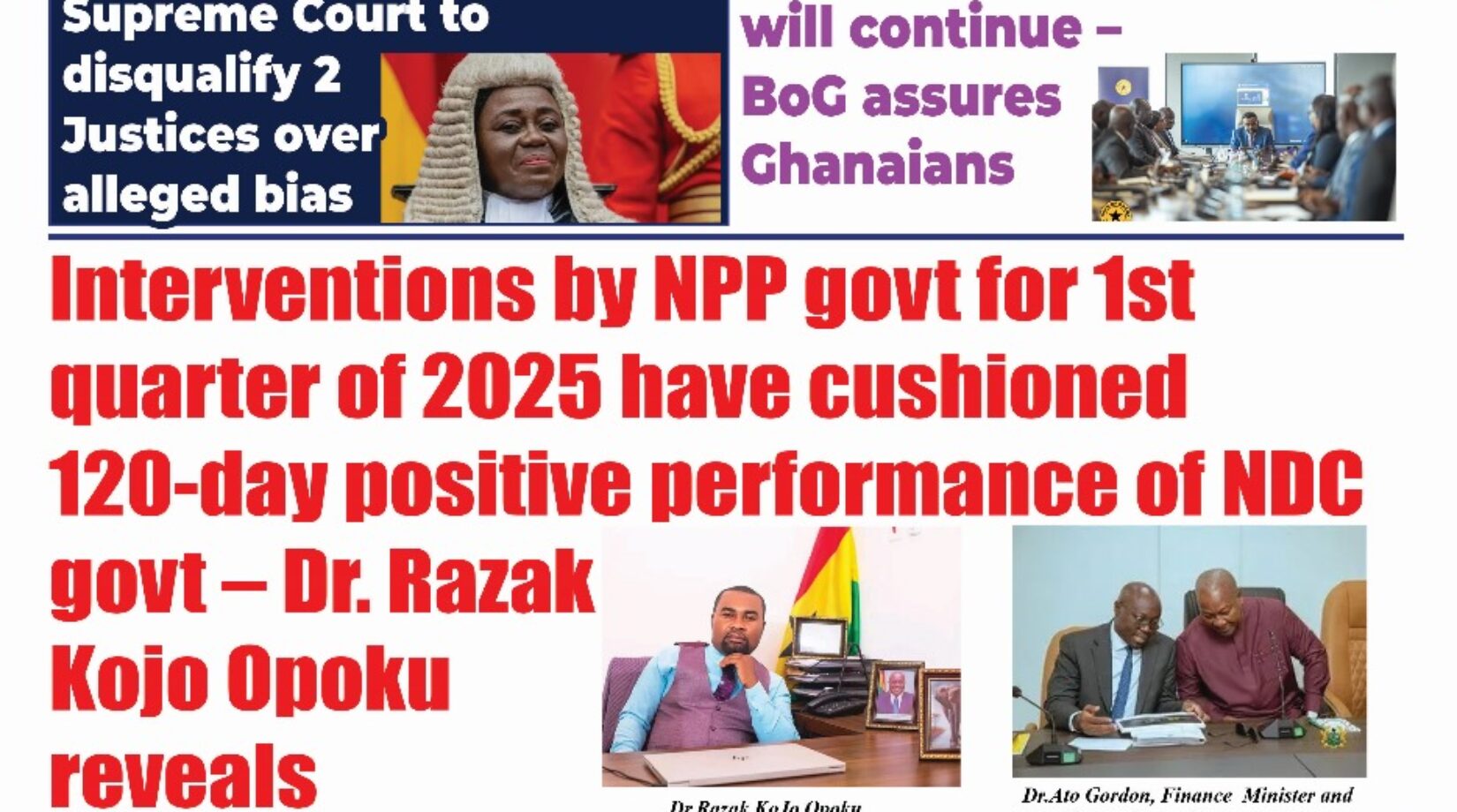 The New Trust Newspaper, Thursday,22nd May,2025 edition