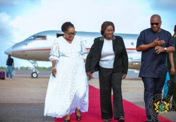 Prof. Jane Opoku-Agyemang arrives home after full recovery
