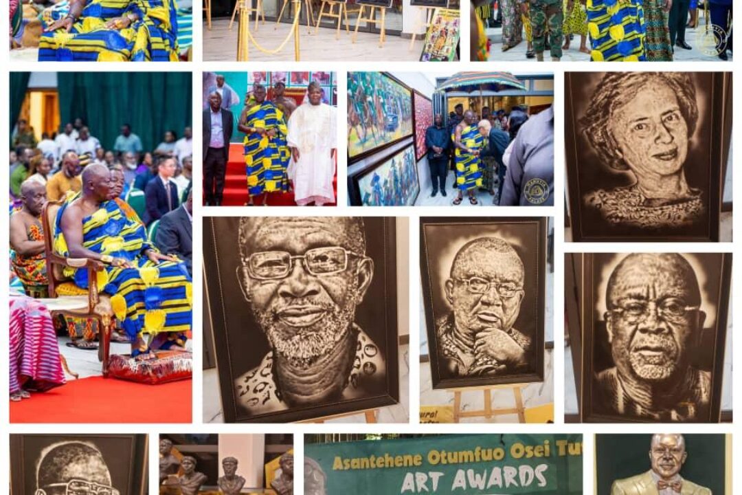 Otumfuo does it again…as he honours 10 renowned artists at Manhyia Palace