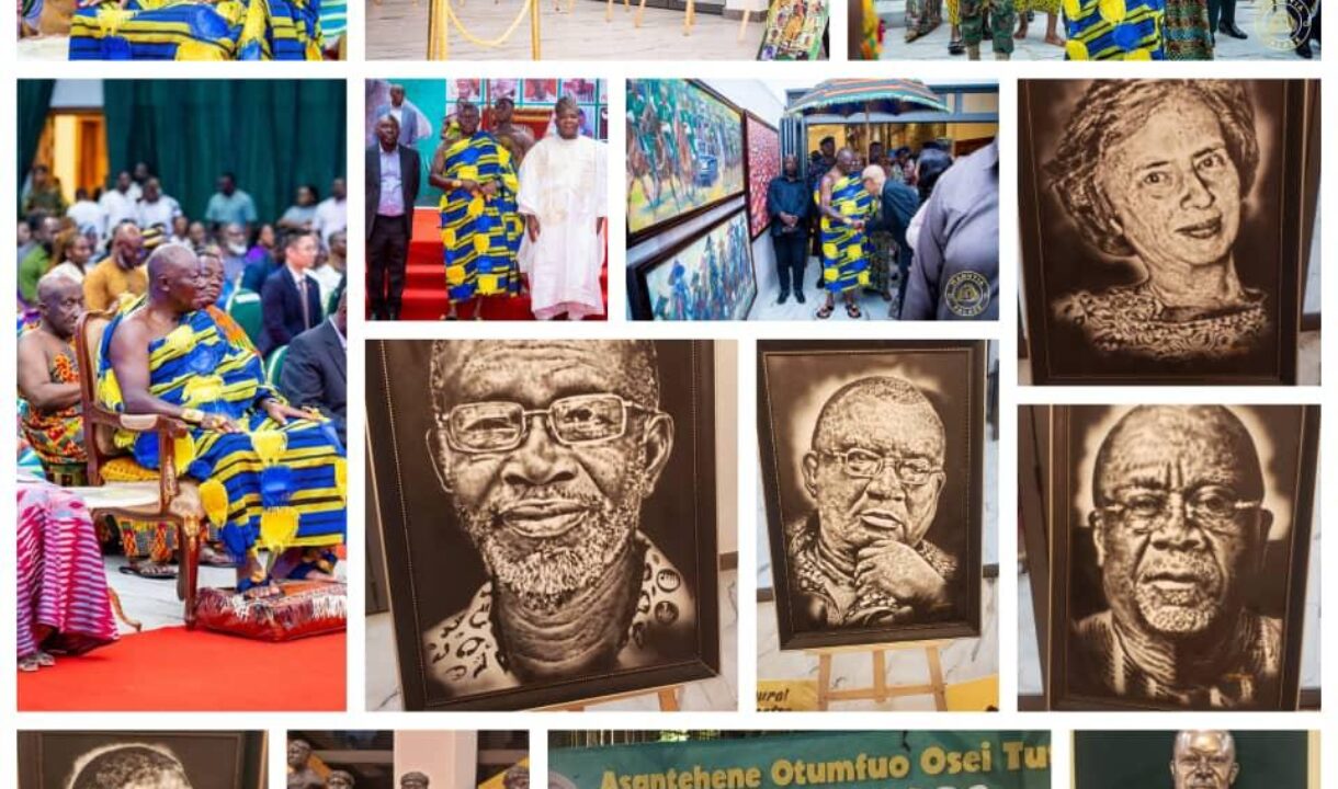 Otumfuo does it again…as he honours 10 renowned artists at Manhyia Palace