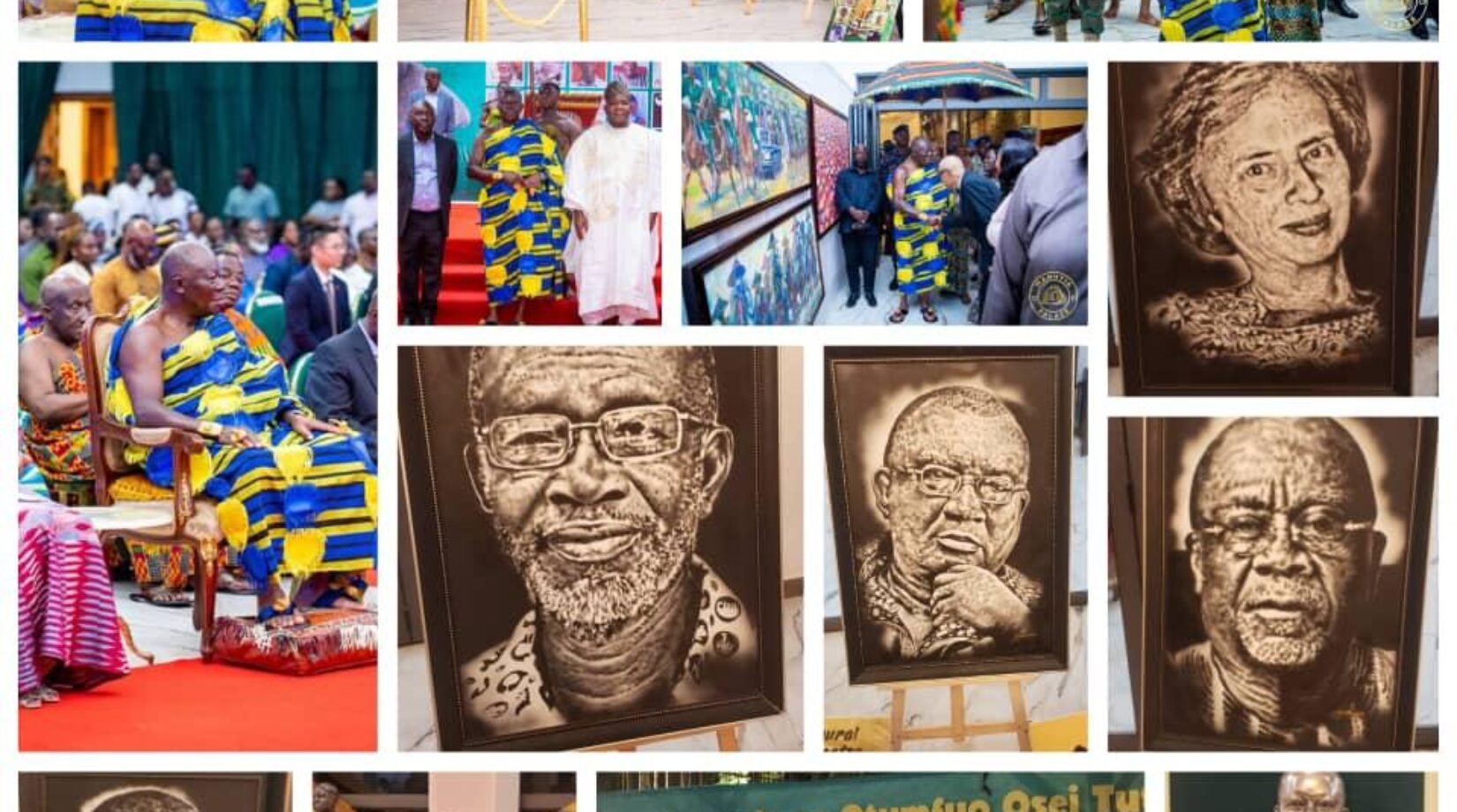 Otumfuo does it again…as he honours 10 renowned artists at Manhyia Palace