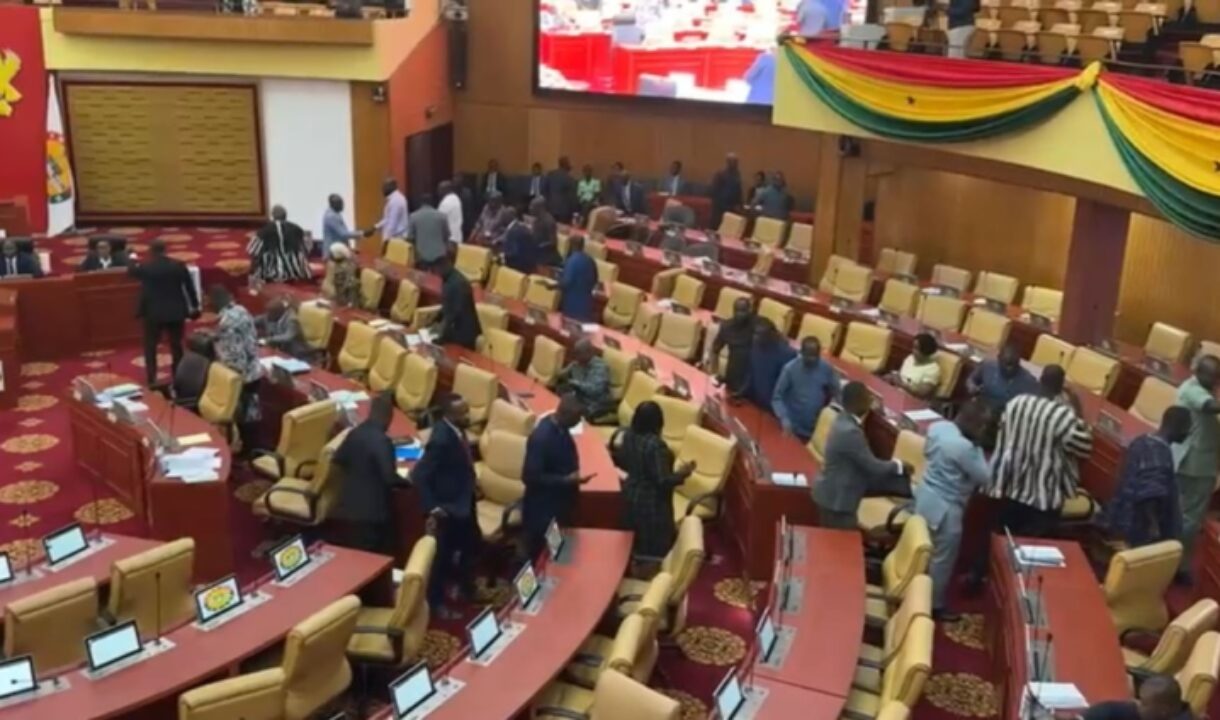 Minority MPs walk out of Parliament over ‘harsh’ bail conditions for Chairman Wontumi