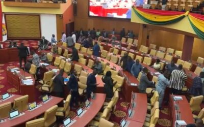 Minority MPs walk out of Parliament over ‘harsh’ bail conditions for Chairman Wontumi