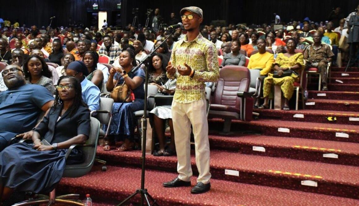 email1748675384027A Shareholder making submission at the EGM