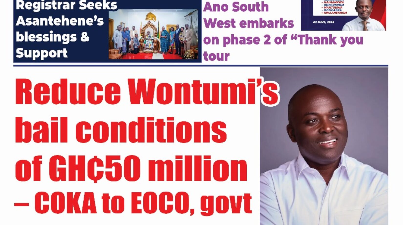 The New Trust Newspaper, Monday,2nd June,2025