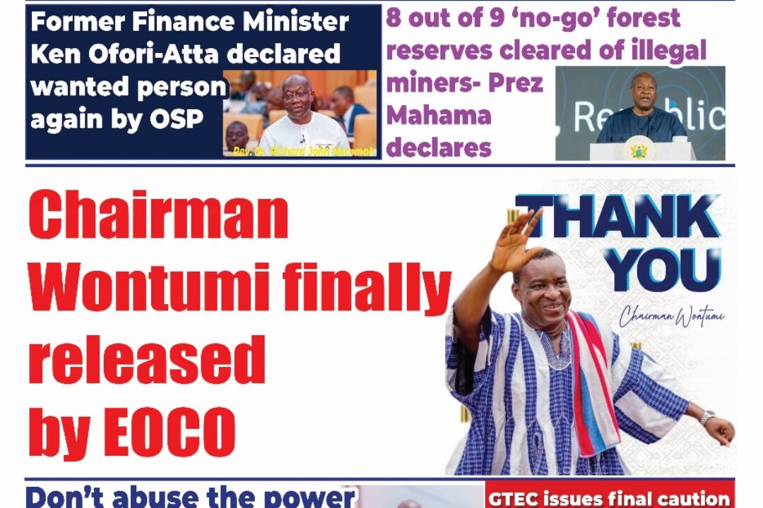 The New Trust Newspaper,Tuesday.3rd Jube,2025 edition