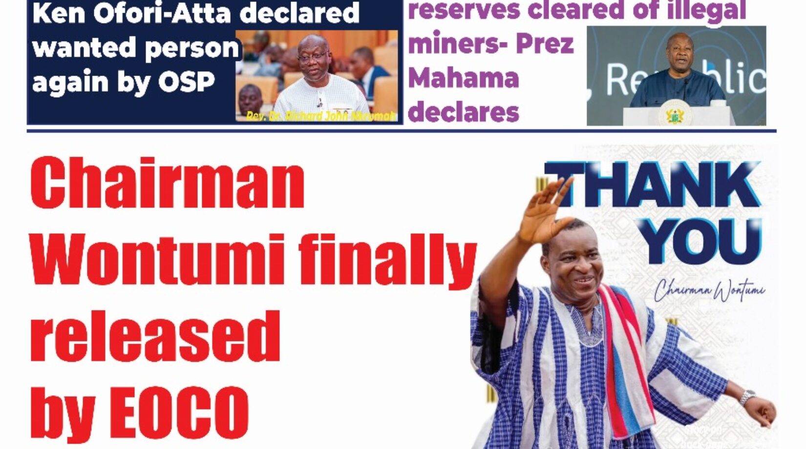 The New Trust Newspaper,Tuesday.3rd Jube,2025 edition