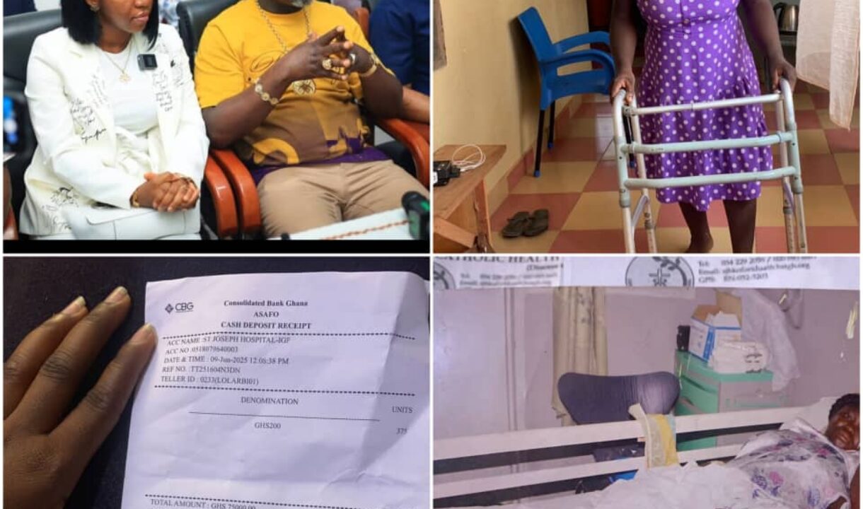 Kofi Job Foundation gives GH¢100,000 to needy woman for surgery
