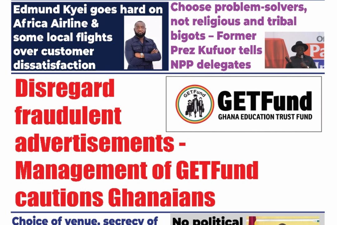 The New Trust Newspaper, Thursday,26th June,2025 edition