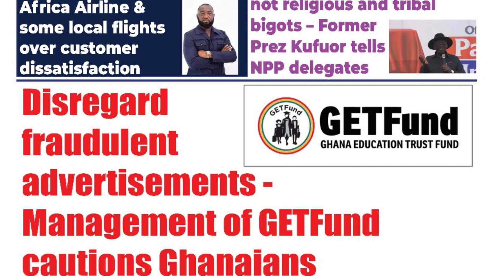 The New Trust Newspaper, Thursday,26th June,2025 edition