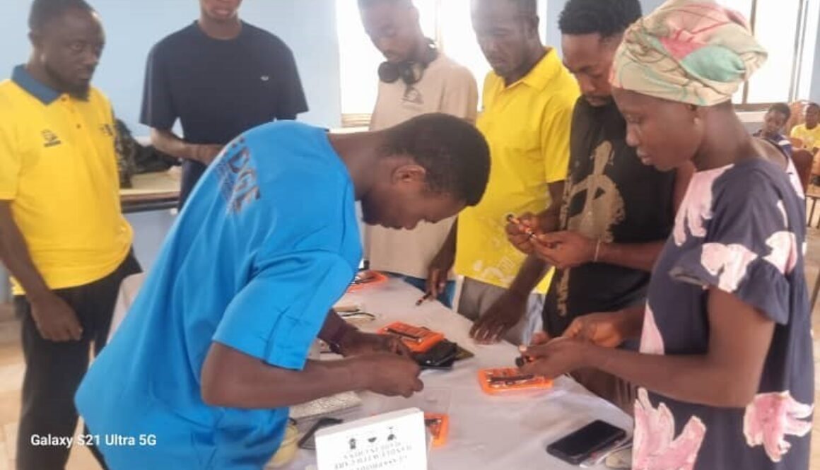 email1750089609924MTN employee volunteers and beneficiaries during the training at Apowa 1