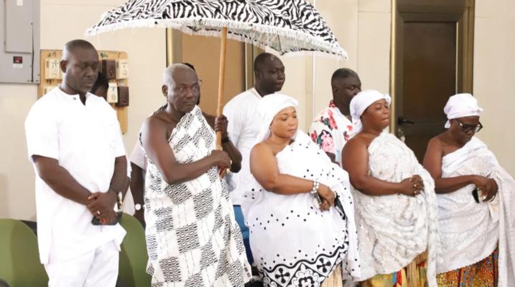 Gyinyasehemaa offers thanks to God at Caravan of Prayer Outreach Ministry