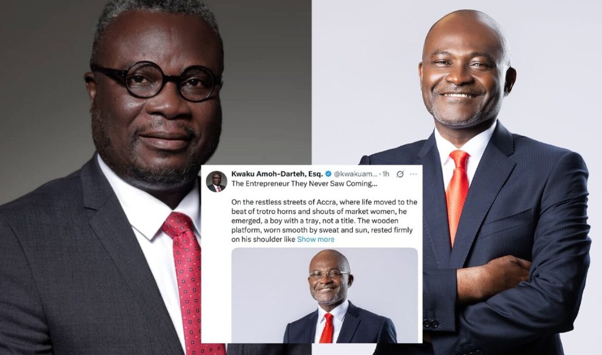 Kwaku Amoh-Darteh, Esq. Paints Powerful Picture of Ken Agyapong’s Humble Rise in Viral Post*