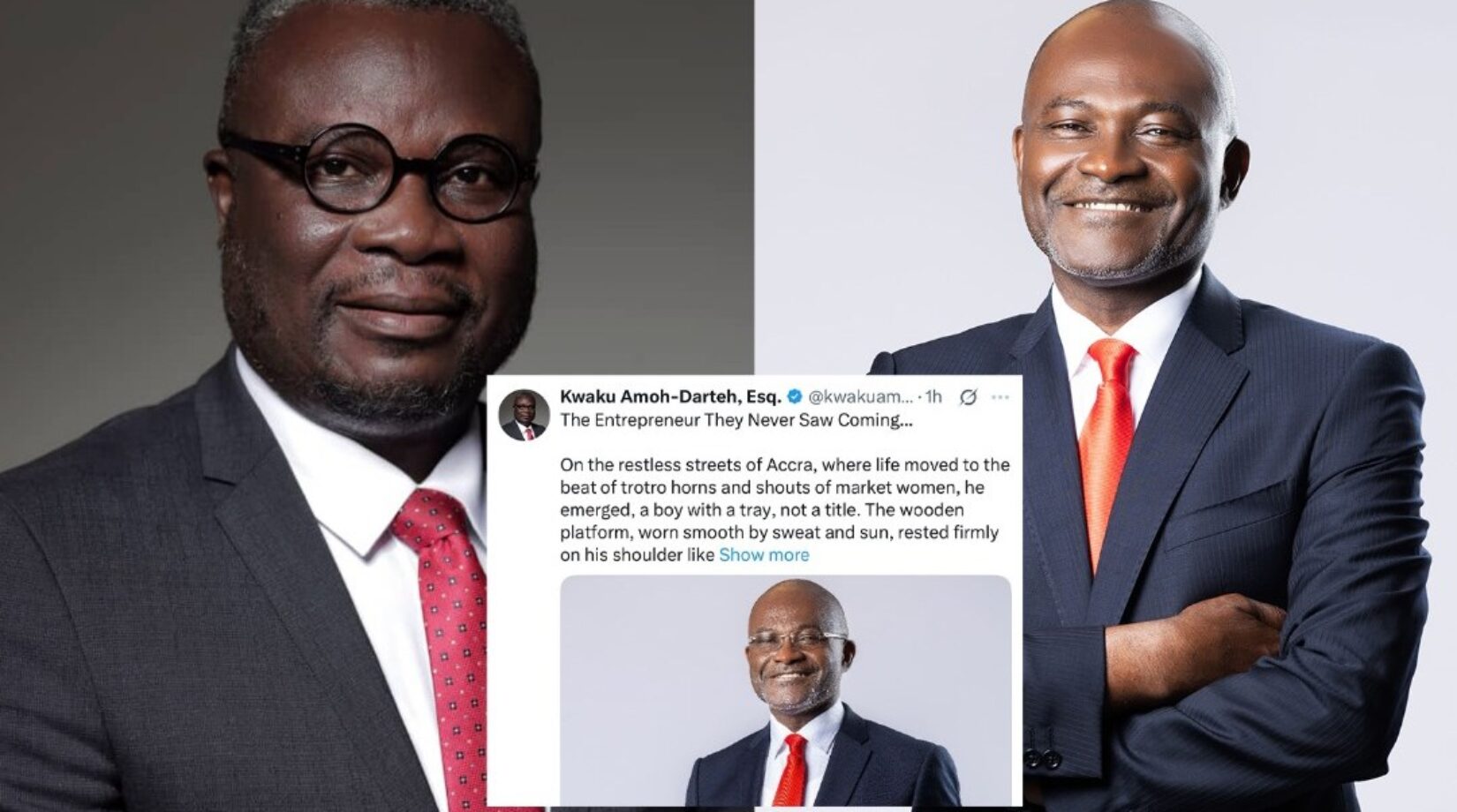Kwaku Amoh-Darteh, Esq. Paints Powerful Picture of Ken Agyapong’s Humble Rise in Viral Post*