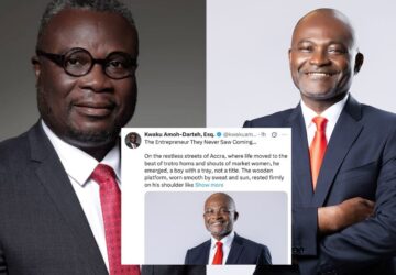 Kwaku Amoh-Darteh, Esq. Paints Powerful Picture of Ken Agyapong’s Humble Rise in Viral Post*
