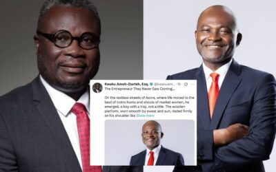 Kwaku Amoh-Darteh, Esq. Paints Powerful Picture of Ken Agyapong’s Humble Rise in Viral Post*