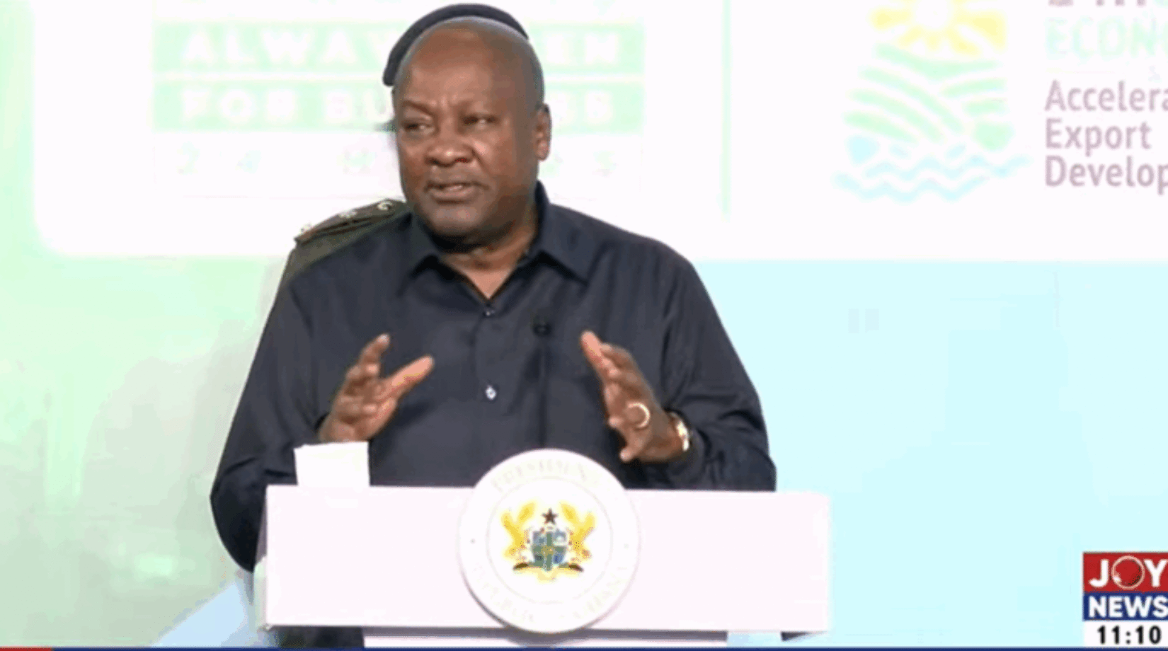 24-Hour Economy: Volta lake to be made a central transport corridor –Prez Mahama declares