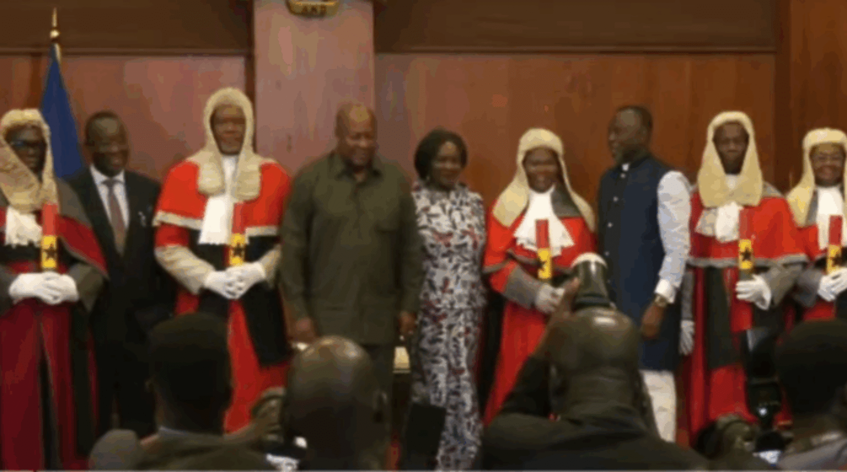 Prez John Mahama swears in 7 new Supreme Court Justices